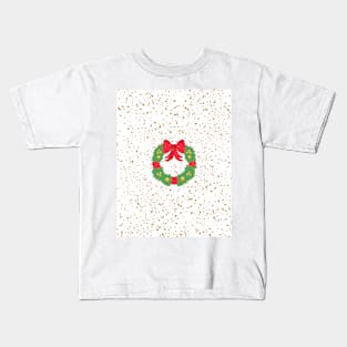 Christmas Wreath Kids T-Shirt